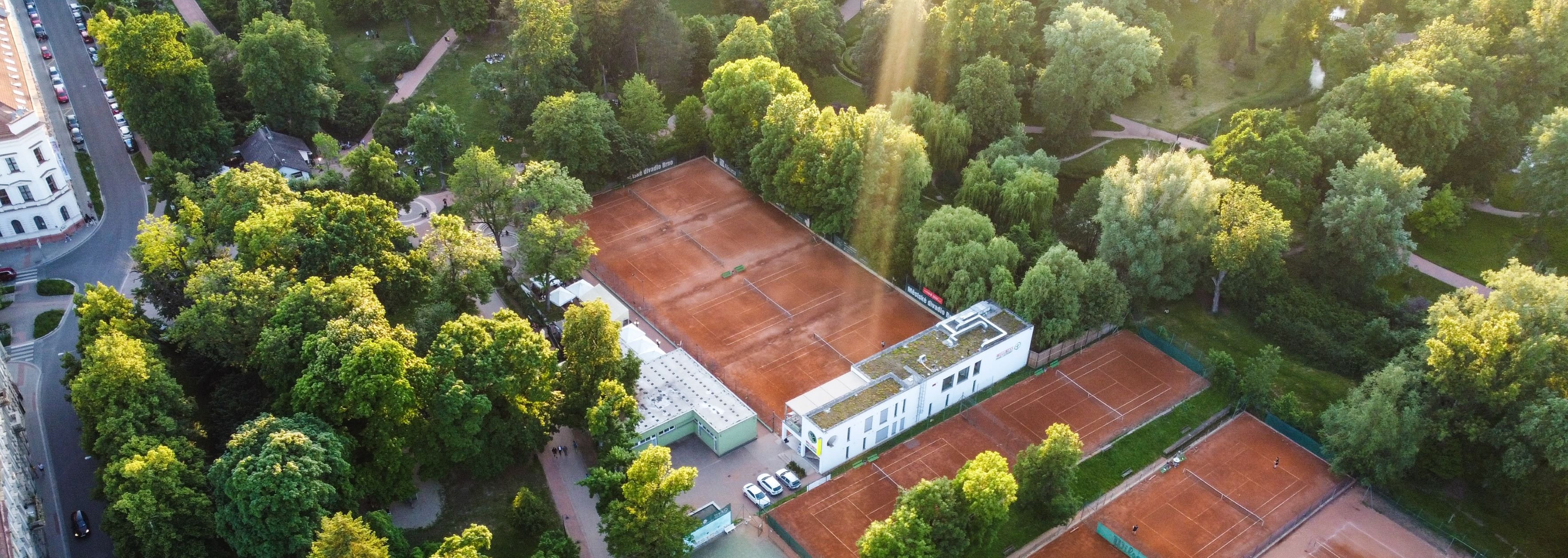 Domovský areál klubu BLTC Brno.
